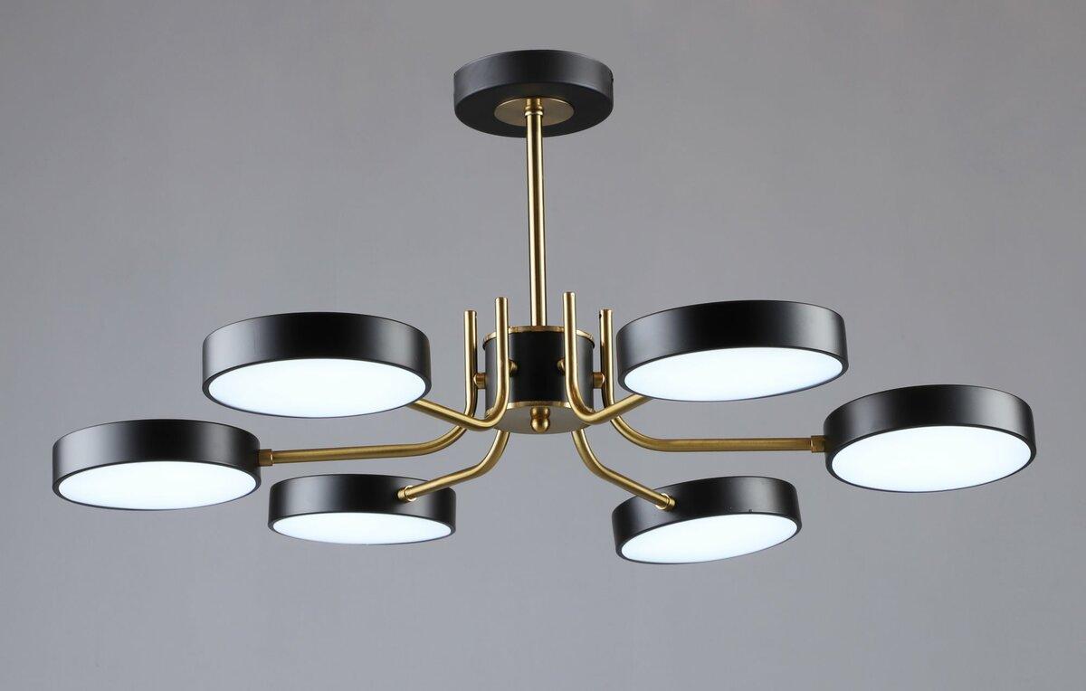 Светильник LED в стиле Loft Sirius B N6371/6 BK+COP