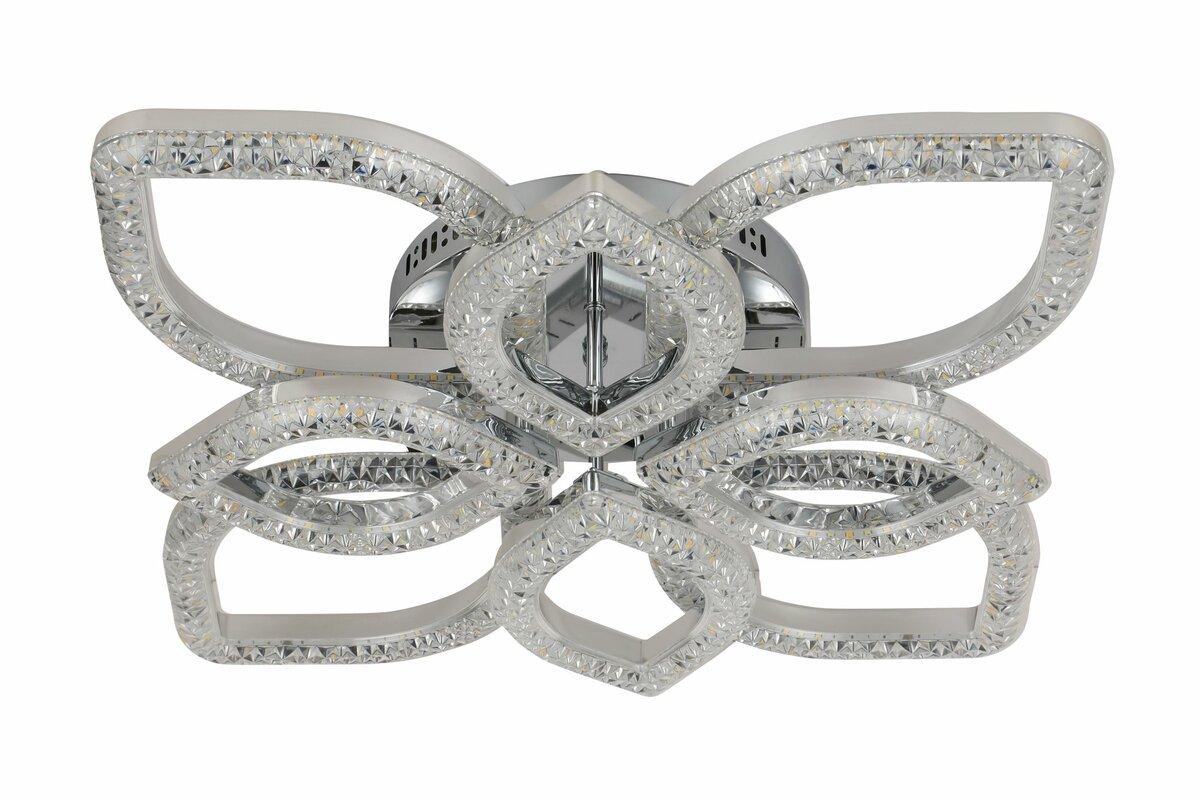 Светильник LED-акриловый Sirius 2721/4+4 CR 96W*2