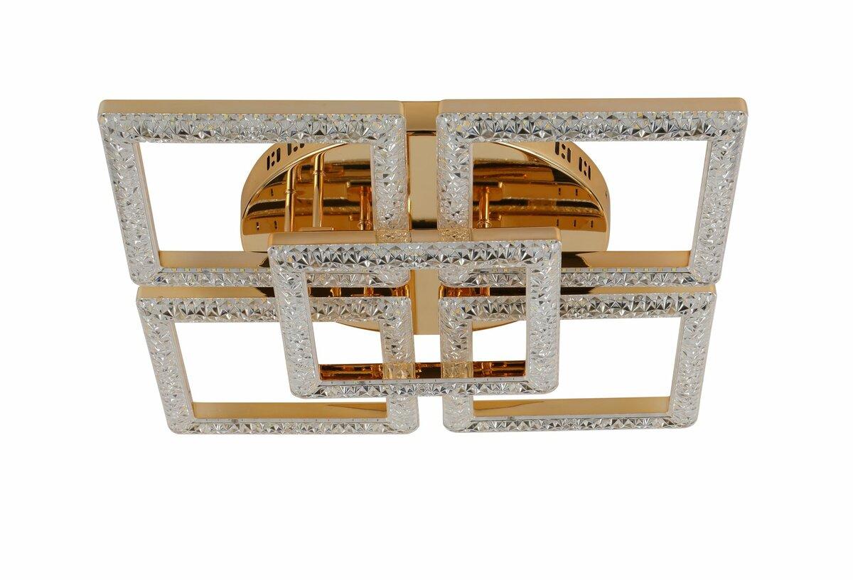 Светильник LED потолочный акриловый Sirius 2726/4+1BG GD 75W*2