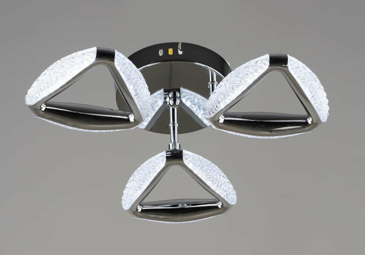 Люстра світлодіодна акрилова Sirius B YH1302/3 CH 18W