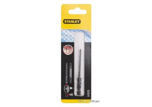 Свердло по металу, дереву, пластику STANLEY SUPER-LOCK з хвостовиком 1/4" 3 х 77/41 мм