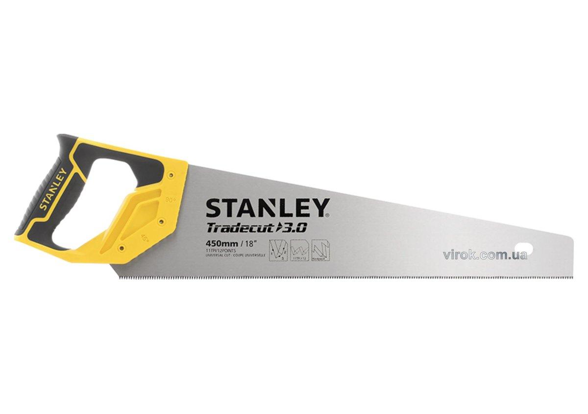 Пила по дереву STANLEY Tradecut: L= 450 мм, 11 зубьев/1
