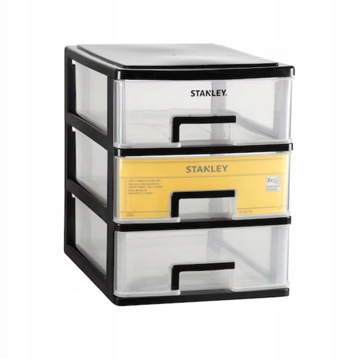 Ящик STANLEY ESSENTIAL S вертикальний з 3 висувними секціями, пластмасовий, 21,5 x 15,1 x 18,9 см