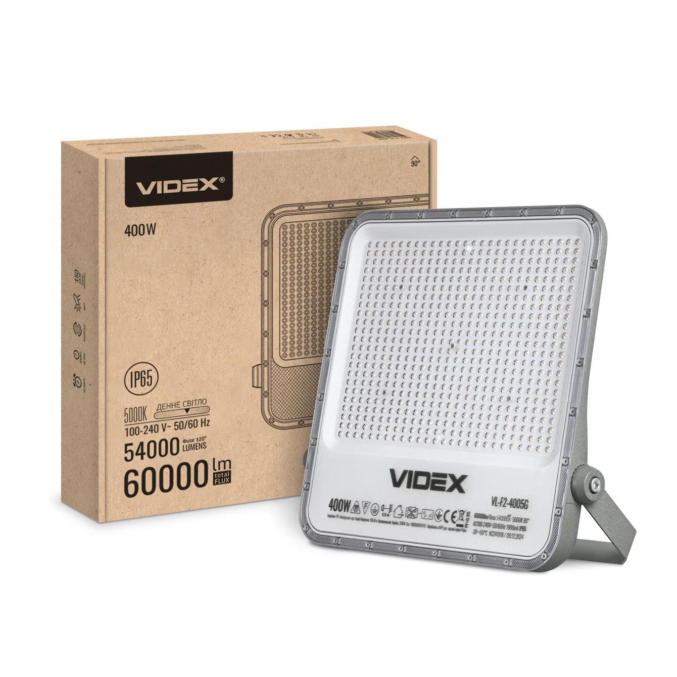 Светодиодный прожектор VIDEX PREMIUM F2 400W 5000K 220V