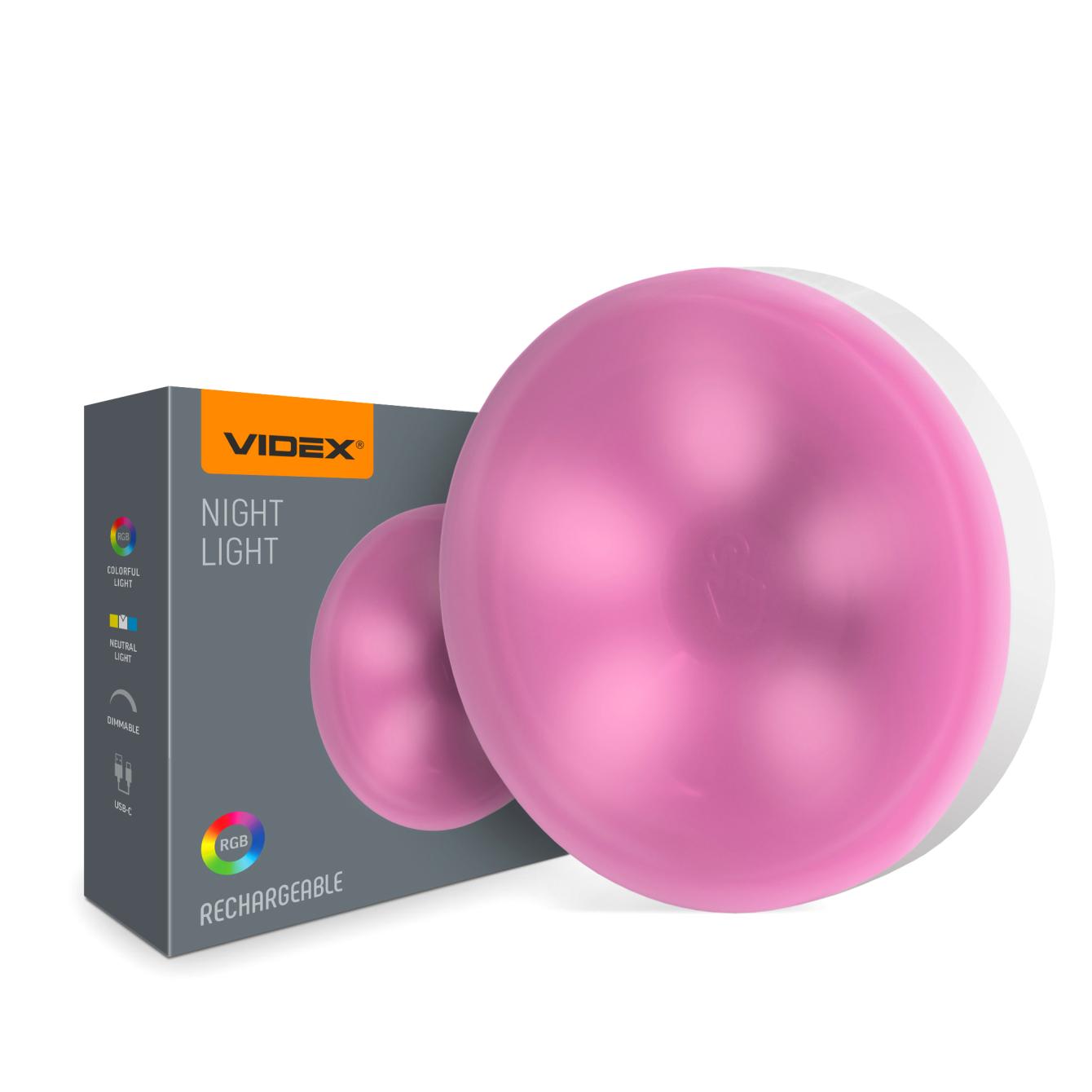 Светодиодный настенный светильник сенсорный VIDEX VL-NL064W-G