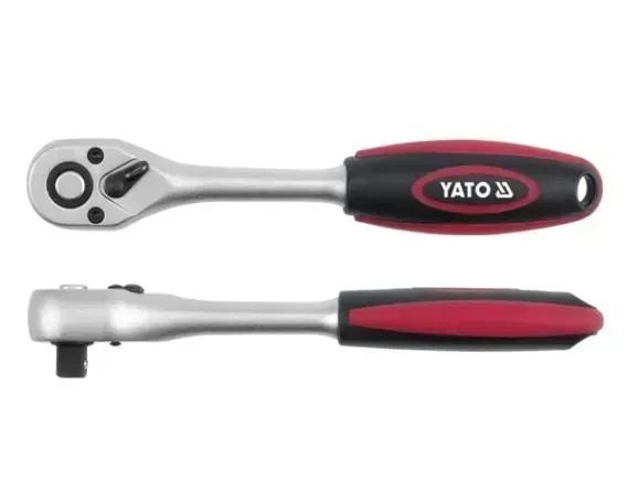 Тріщатка 3/8" YATO 197 мм 72 зубці