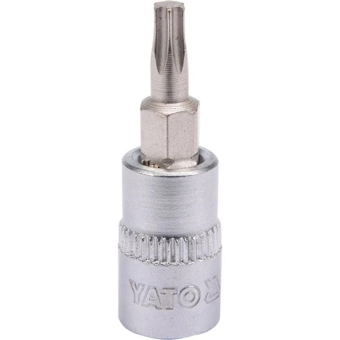 Головка торцева з насадкою викрутковою TORX YATO 1/4" Т10 х 37 мм