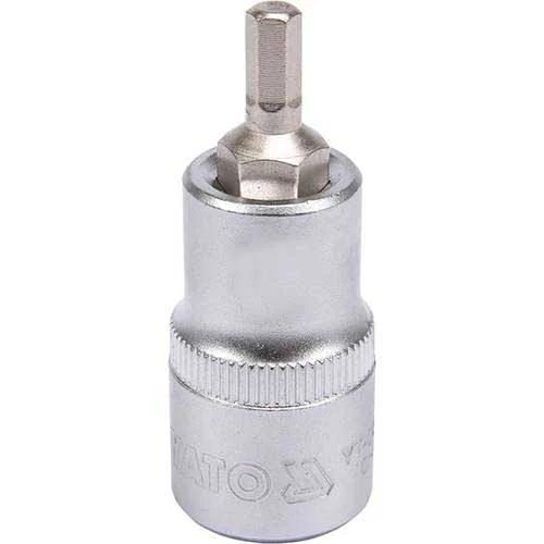 Головка торцева з насадкою викрутковою HEX YATO 1/2" H6 x 55 мм