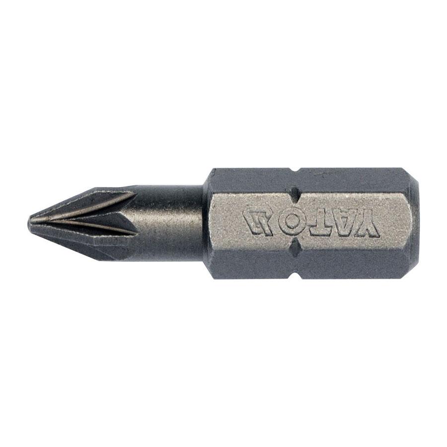 Насадка викруткова YATO 1/4" хрестова РH1 х 25 мм 10 шт