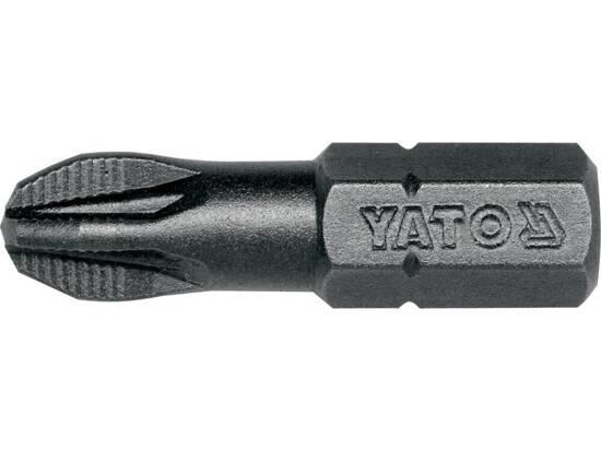 Насадка отвертка YATO 1/4 крестовая РН3 х 25 мм 10 шт