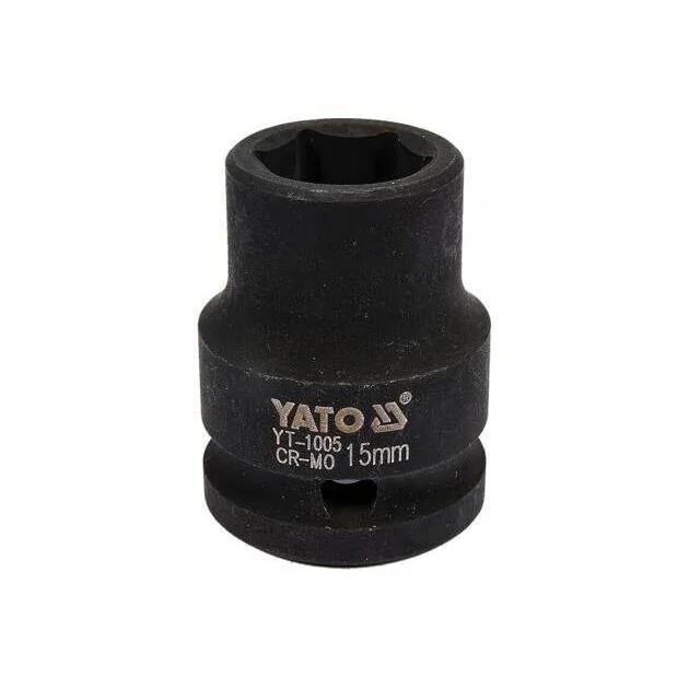 Головка торцева ударна шестигранна YATO 1/2" М15 х 39 мм