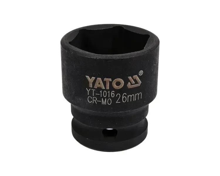 Головка торцевая ударная шестигранная YATO 1/2 М26 х 43 мм