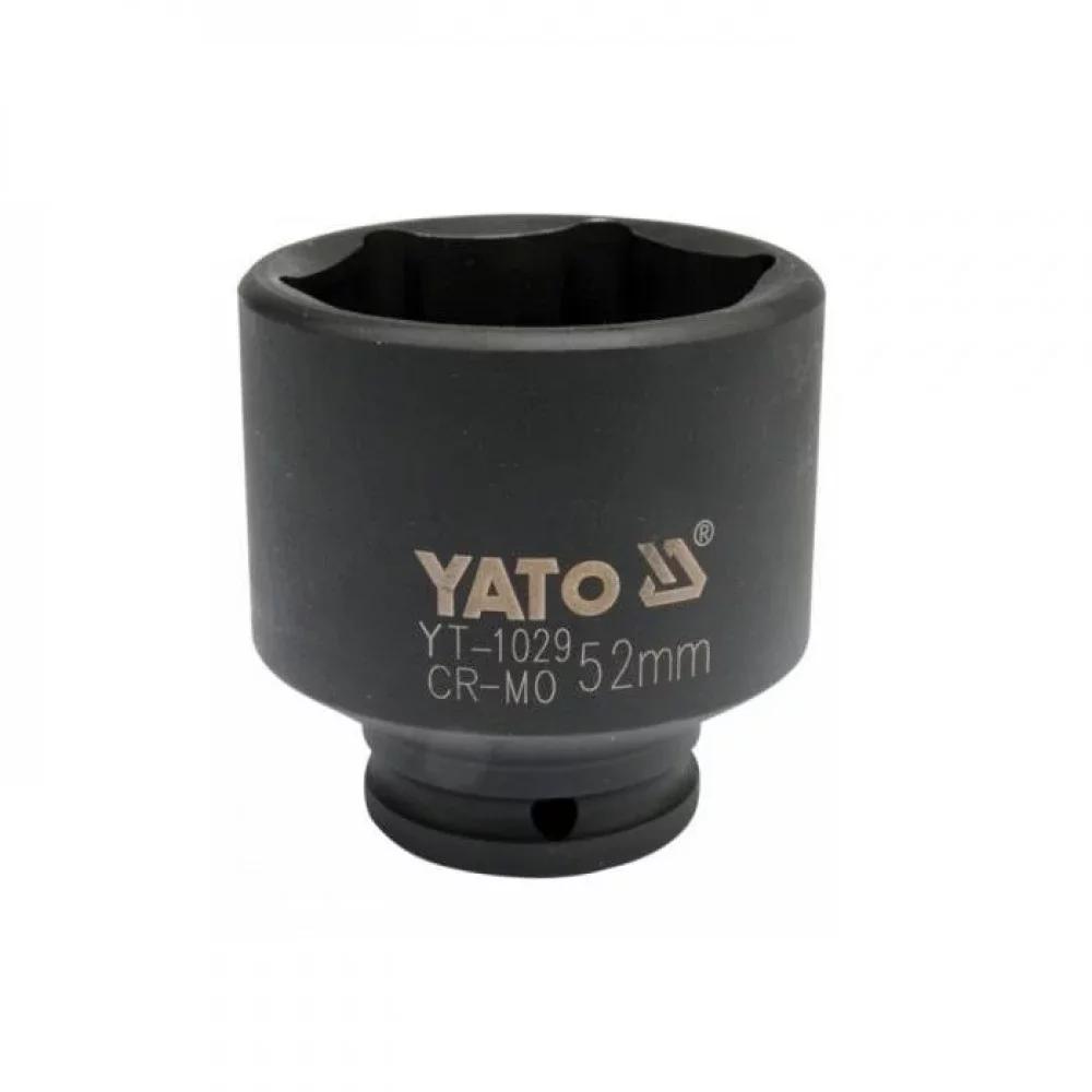 Головка торцева ударна шестигранна для ступиць YATO 1/2" М52 х 72 мм