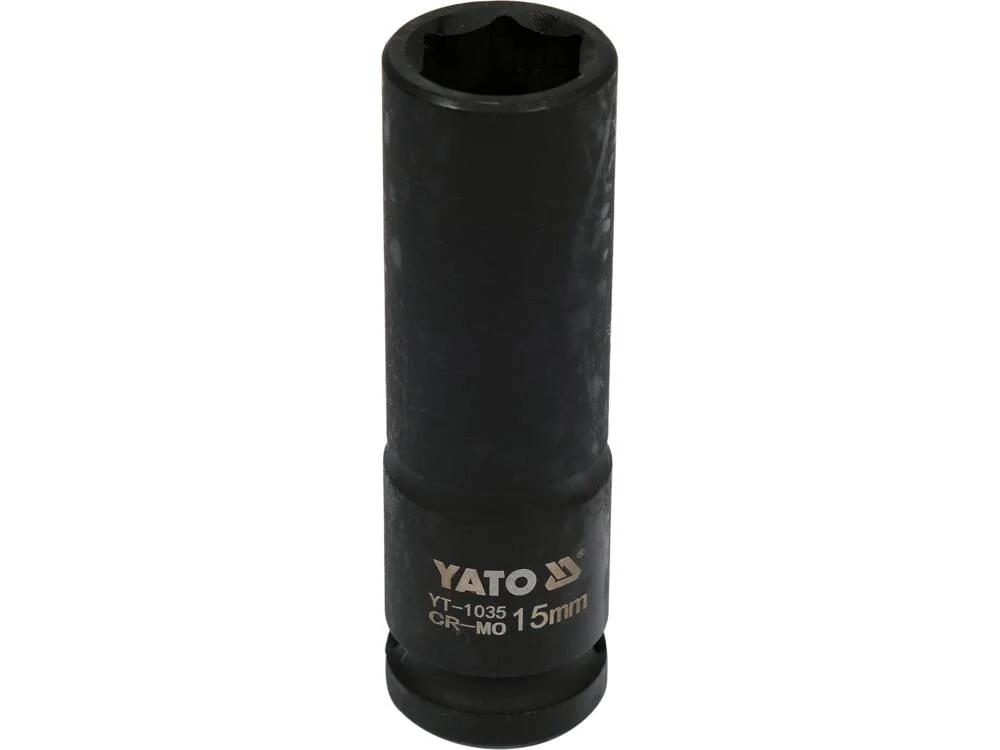 Головка торцева ударна шестигранна YATO 1/2" М15 х 78 мм