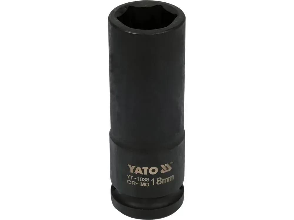 Головка торцева ударна шестигранна YATO 1/2" М18 х 78 мм