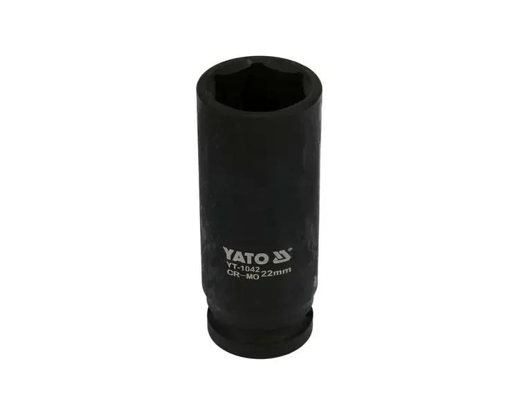 Головка торцева ударна шестигранна YATO 1/2" М22 х 78 мм