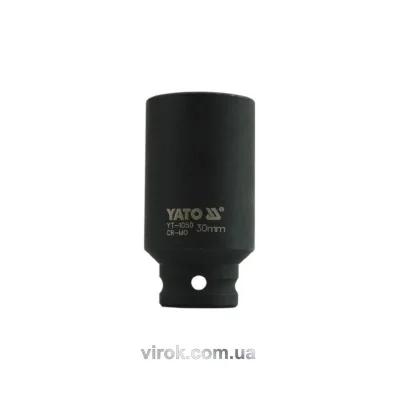 Головка торцевая ударная шестигранная YATO 1/2 M30 х 78 мм