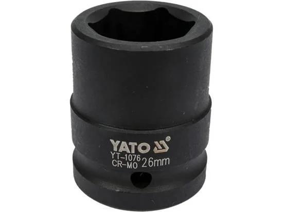 Головка торцева ударна шестигранна YATO 3/4" М26 х 50 мм