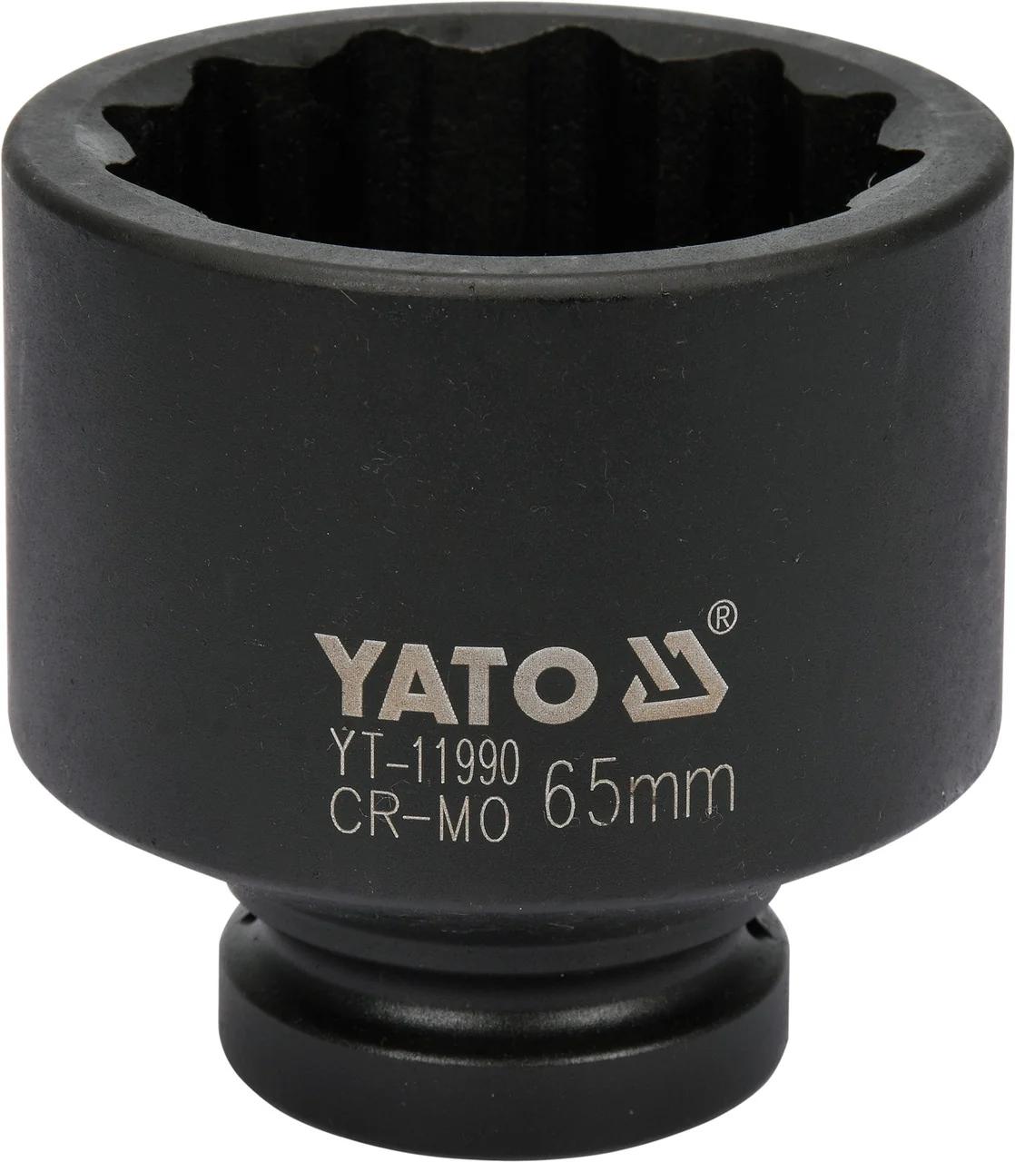 Головка торцевая ударная двенадцатигранный YATO 1 М65 х 93 мм
