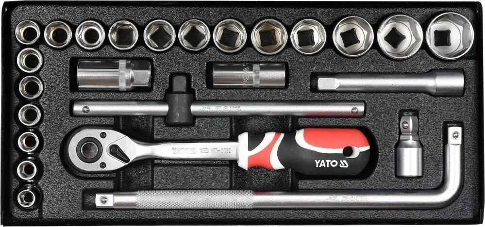 Набір головок торцевих YATO 1/2" 25 шт