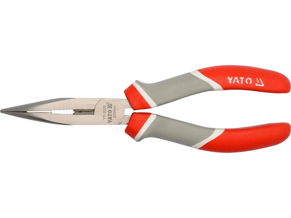 Тонкогубці вигнуті YATO 200 мм