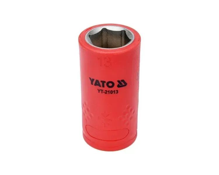 Головка торцева шестигранна діелектрична YATO 3/8" М13 х 45/28 мм VDE до 1000 В