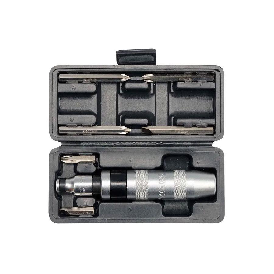 Викрутка-тримач ударна YATO з насадками 5/16" і 1/2" 7 шт