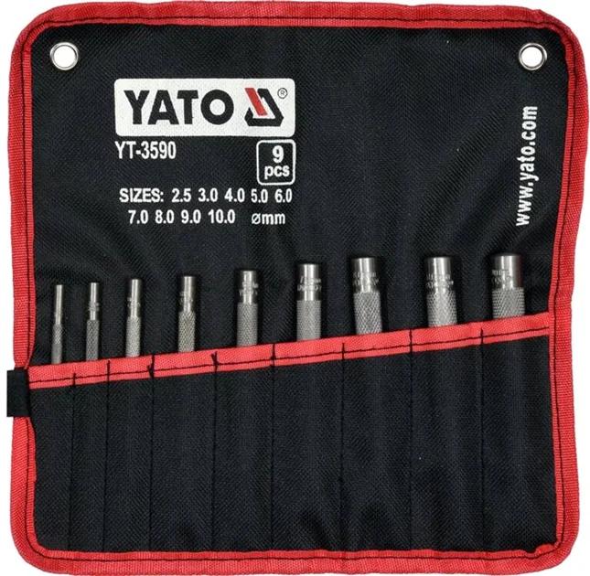 Пробивные отверстия для кожи YATO 2.5-10 мм 9 шт