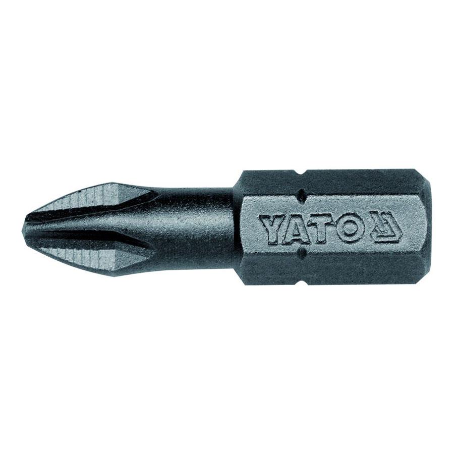 Насадка викруткова YATO 1/4" хрестова PH2 х 25 мм 50 шт