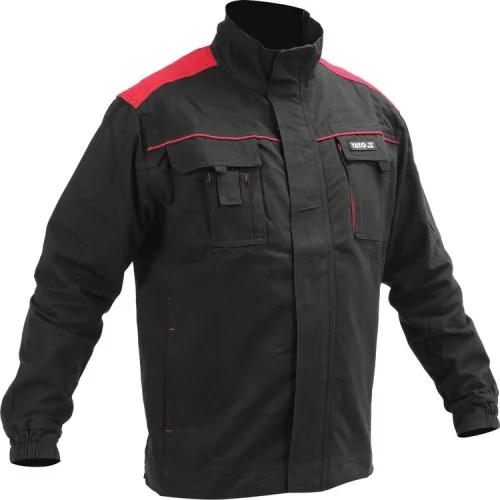 Куртка рабочая COMFY YATO размер L/XL, черно-красная, 7 карманов, 100% хлопок YT-79233