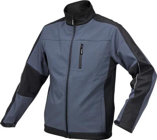 Куртка робоча SOFTSHELL YATO розмір L, чорно-темно-сіра, 3 кишені, 96% поліестер і 4% спандекс  YT-79542