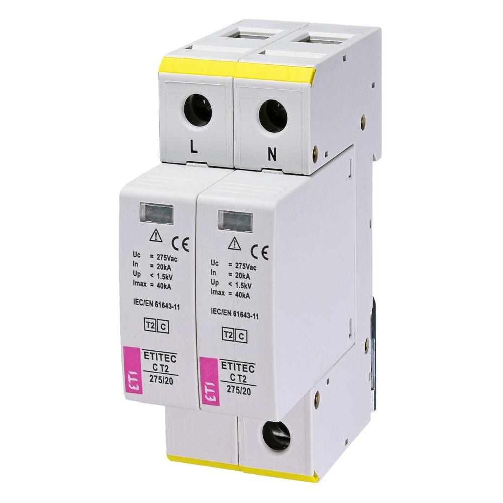 Ограничитель перенапряжения ОПН ETITEC C T2 275/20 (2+0)