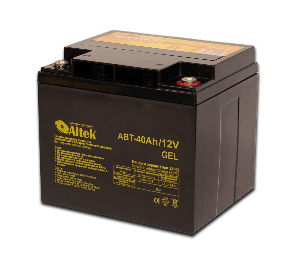 Акумулятор ALTEK ABT-40Ah/12V GEL