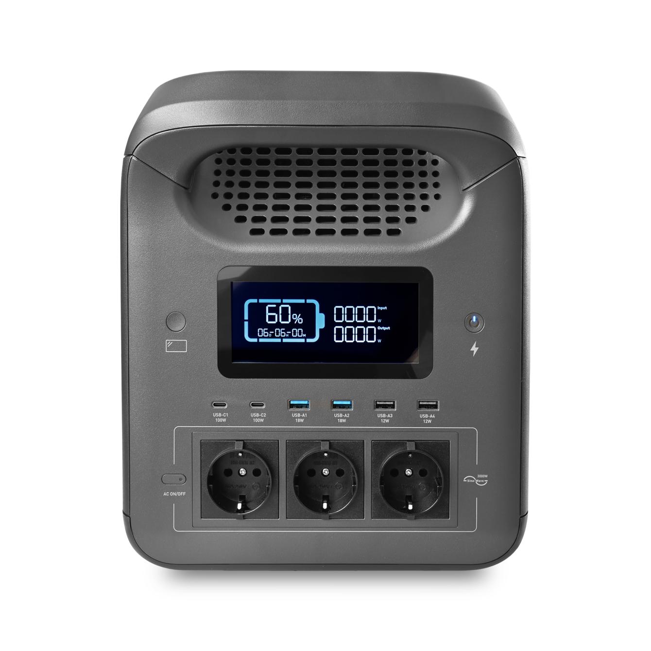 Портативная зарядная станция VIDEX OASIS 1800W 1229Wh (VPS-SG1-1KW8)