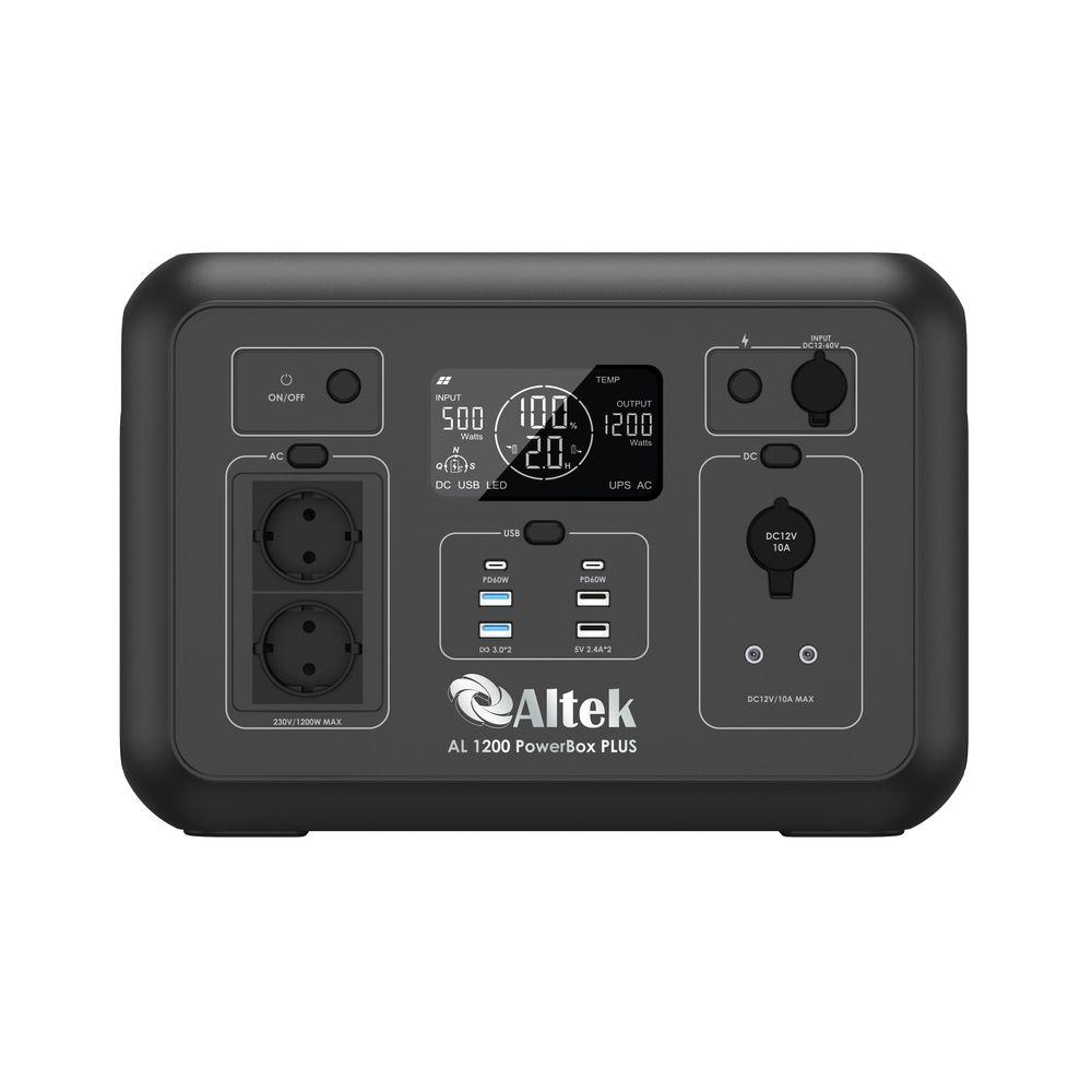 Портативная зарядная станция ALTEK AL 1200 PowerBox PLUS (1008 Вт·ч)