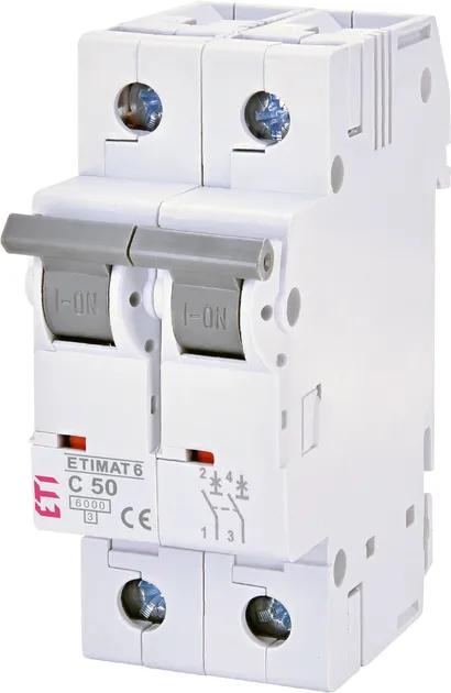 Автом. вимикач ETIMAT 6 2p C 50А (6kA)