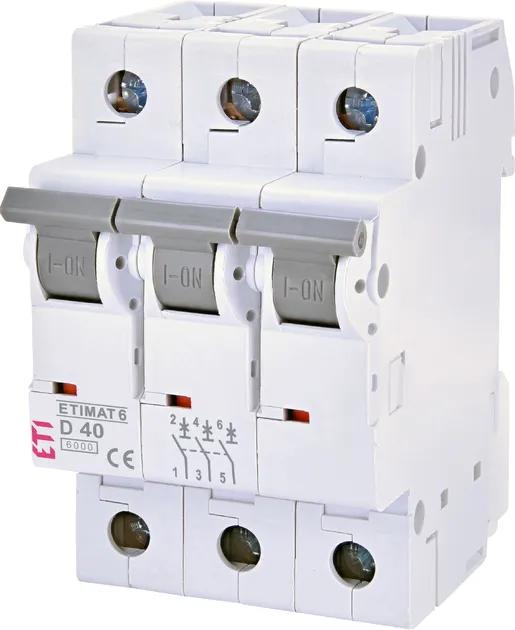 Автом. вимикач ETIMAT 6 3p+N C 40А (6kA)