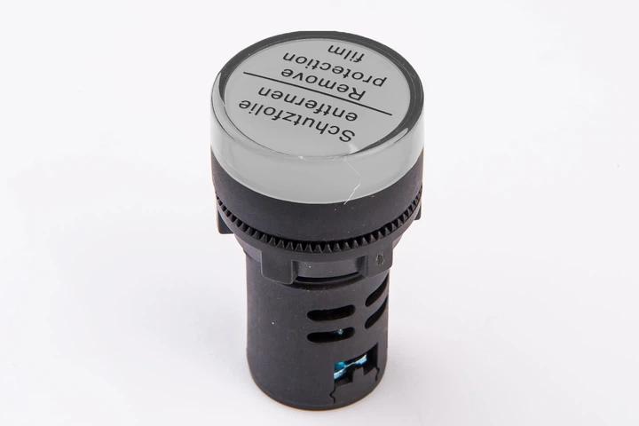 Світлодіодний індикатор AD22-22DS 36v АC/DC, білий TAKEL