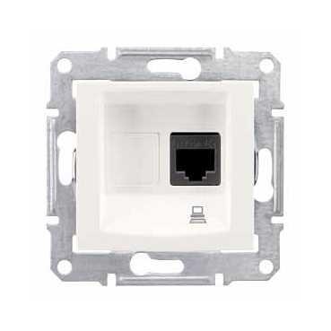 Розетка компьютерная RJ45 5e UTP слон Schneider Sedna SDN4300123