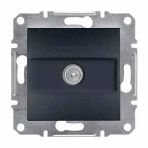 Розетка TV кінцева антрацит Schneider Asfora EPH3200171
