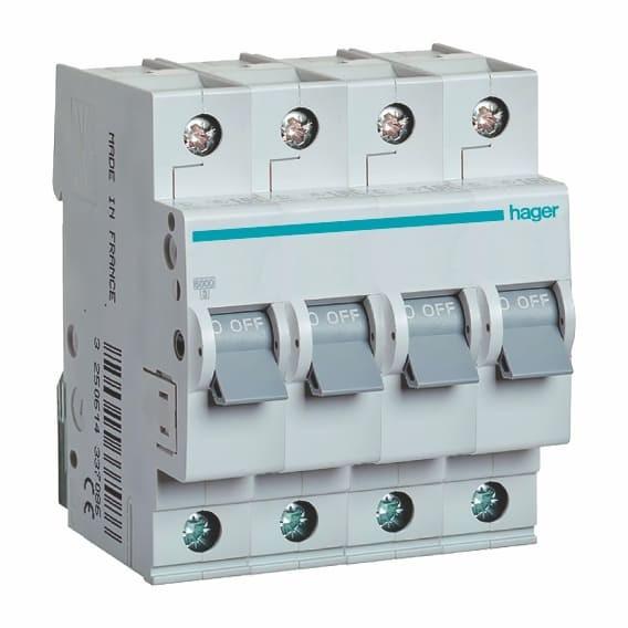 Автоматический выключатель MC440A 40А 4P С (6кА) Hager