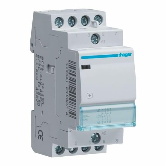 Контактор 25A 2НО+2НЗ 230В Hager ESC427