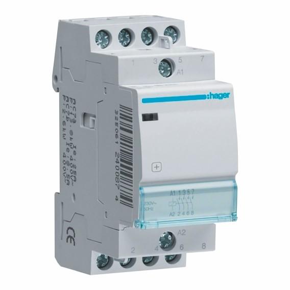 Контактор 25A 4НО 230В Hager ESC425