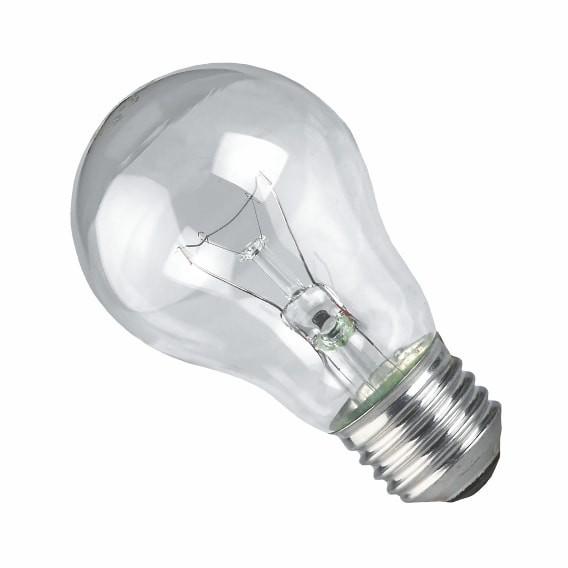 Лампа розжарювання ЛОН 230В 40w Е27 гофра