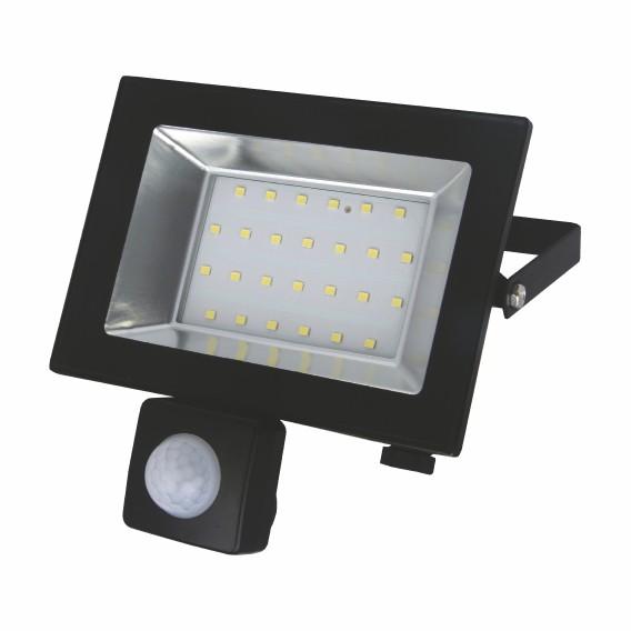 Прожектор с датчиком движения 30 Вт 220 В 2250 люмен 6500K IP65 LED-SLT Sokol