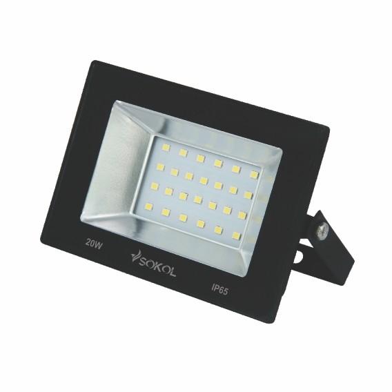 Прожектор 20w 220В 1500lm 6500K IP65 LED-SLT Sokol
