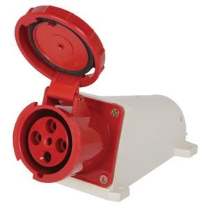Силовая розетка стационарная e.socket.pro.4.32, 4р., 380В, 32А (124)