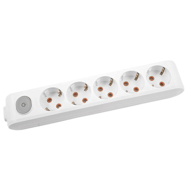 Колодка 5гн. з/з+вимикач VI-KO MULTI-LET 90118500