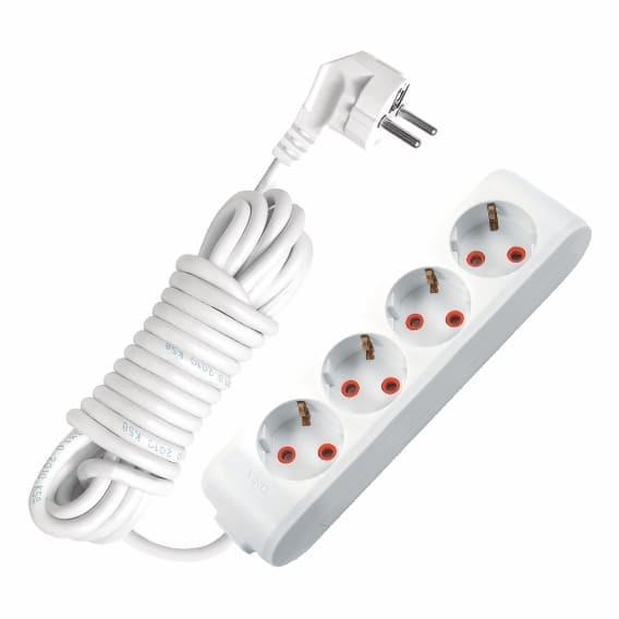 Подовжувач 4гн 3м із заземленням VIKO Multi-Let