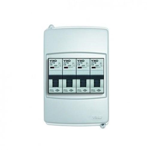 Щиток 3-4 авт зовнішній без дверцят VIKO Lotus 90914003